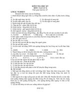 ĐỀ THI LÝ 8 HKI Mới soạn hay