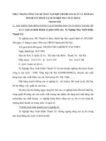 THỰC TRẠNG CÔNG TÁC KẾ TOÁN TẬP HỢP CHI PHÍ SẢN XUẤT VÀ TÍNH GIÁ THÀNH SẢN PHẨM TẠI XÍ NGHIỆP MAY XUẤT KHẨU