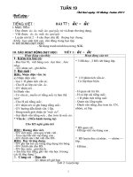 Bài giảng TUẦN 19 Lớp 1 KNS ( vân QT )