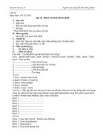 Bài soạn Tiết 44- Thực hành tổng hợp