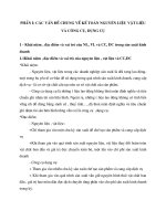 Các vấn đề chung về kế toán nguyên vật liệu và công cụ dụng cụ trong doanh nghiệp sản xuất