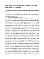 THỰC TRẠNG CÔNG TÁC KẾ TOÁN HUY ĐỘNG VỐN TẠI NGÂN HÀNG NGOẠI THƯƠNG HÀ NỘI