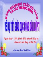 Ngoai khoa : Bac Ho voi thieu nien nhi dong