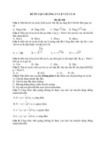 Đề cương ôn tập chương I và II Lý 10