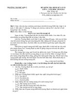 Đề KTĐK lần 2 lớp 4 môn TV