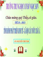 Tiết 10 - Địa lý 8