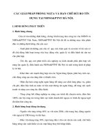 Các Giải pháp phòng ngừa và hạn chế rủi ro tín dụng tại NHNo&PTNT Hà Nội