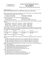 Sinh 12 DE KT GIUA KY 11