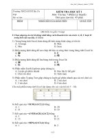 Ktra HKI lớp 7 (tham khảo)