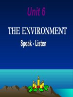 Bài soạn UNIT 6 - SPEAK & LISTEN  (G9)