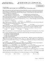 Gián án THI THU DAI HOC 2011-LY