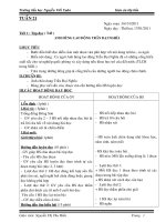 Tài liệu Giáo án tuần 21- L4 MT