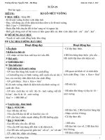 Gián án toán 4 tuần 19