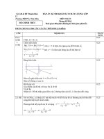 Tài liệu Khao sat Chat luong truong THPt  Le VAn Huu- hay le''''mmmmmm