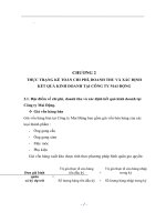 Thực trạng kế toán chi phí, doanh thu và xác định kết quả  kinh doanh tại Công ty TNHH một thành viên Mai Động