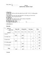 Tiết 46: Kiểm tra Tiếng Việt 7