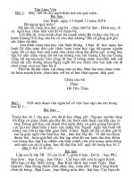 Gián án Nhũng bài văn hay lớp 3