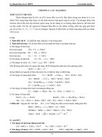 Tổng hợp Hóa Vô Cơ