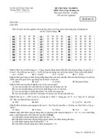 Đề thi HK I - Lóp 10