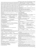 Gián án 295 câu trắc nghiệm ôn thi ĐH Vật lí