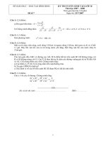 Gián án Đề thi vào 10 Bình Định - đề số 7