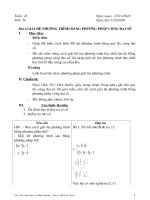 Đại số 9 tiết 34