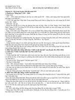 Đề Cương Ôn Thi - Sử 12