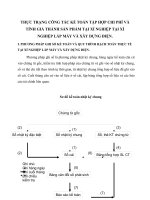 THỰC TRẠNG CÔNG TÁC KẾ TOÁN TẬP HỢP CHI PHÍ VÀ TÍNH GIÁ THÀNH SẢN PHẨM TẠI XÍ NGHIỆP TẠI XÍ NGHIỆP LẮP MÁY VÀ XÂY DỰNG ĐIỆN