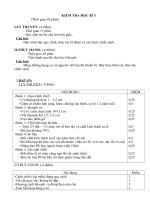 ĐỀ THI HỌC KỲ I CÔNG NGHE75 9 (2010-2011) CÓ ĐÁP ÁN