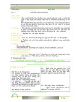 Bài soạn Giáo án Hóa 8(2) - Nguyễn Xuân Thư