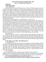 Gián án BÁO CÁO TỔNG KẾT 2009-2010