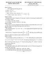 De Kiem tra HKI  Toan 11CBNC