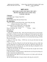 Bài giảng BIEN BAN HOI NGHI CONG CHUC