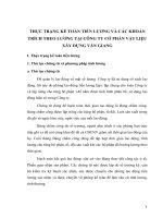 THỰC TRẠNG KẾ TOÁN TIỀN LƯƠNG VÀ CÁC KHOẢN TRÍCH THEO LƯƠNG TẠI CÔNG TY CỔ PHẦN VẬT LIỆU XÂY DỰNG VĂN GIANG