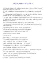 Bài giảng nhung cau noi bat hu