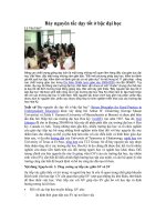 Bảy nguyên tắc dạy tốt ở bậc Đại học