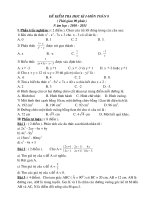 kiểm ta kì 1 toán 8 + đáp án