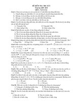 Kiem tra HKI VẬT LÍ 12 hp