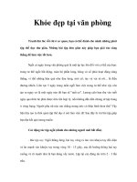 Khỏe đẹp tại văn phòng