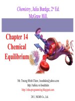Bài soạn Chapter 14 Chemical Equilibrium