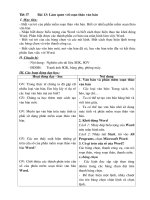 Bài soạn GA tin 6 chuan KTKN ky 2 (chi viec in)