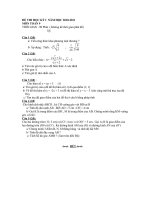 Dề Kiểm tra HK1 - Toán - Lớp 9