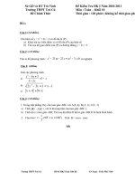 Đề thi HKI Toán 10(CB) năm học 2010-2011