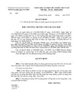 Quyết định thanh lập hội đồng xét chuyển ngạch lương năm 2010