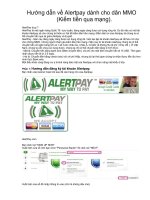 Gián án Hướng dẫn KT về Alertpay