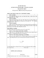 Đề và đáp án thi thử ĐH môn Sử khối C năm 2010_Đề 16