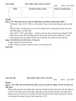 Bài giảng ĐỀ KIỂM TRA HK II CÓ MA TRẬN