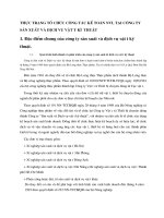 THỰC TRẠNG TỔ CHỨC CÔNG TÁC KẾ TOÁN NVL TẠI CÔNG TY SẢN XUẤT VÀ DỊCH VỤ VẬT TƯ KĨ  THUẬT