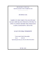 Luận văn nghiên cứu phát triển vùng nguyên liệu rau quả trên địa bàn tỉnh hưng yên phục vụ công ty cổ phần chế biến thực phẩm chất lượng cao hải hưng   hưng yên 