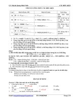 Bài soạn BTTN CÂU ĐIỀU KIỆN